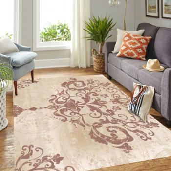 Decorative Damask Machine Made Area Rug Manufacturers in Paramaribo